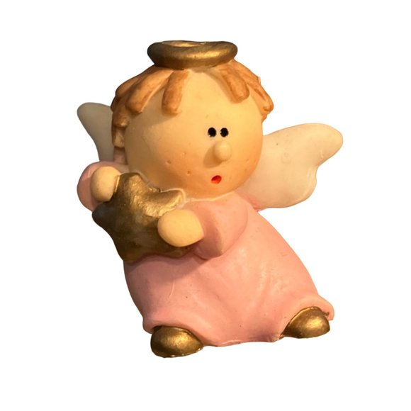 Nativity set 8 Piece Ceramic porcelain Christmas Lighted Whimsical Children - Picture 9 of 14